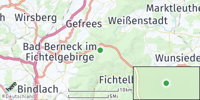 Google Map of Bischofsgrün