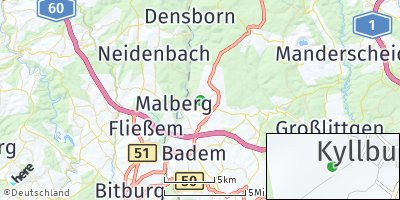 Google Map of Kyllburgweiler