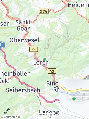 Here Map of Lorch