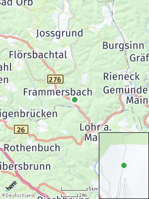 Here Map of Partenstein im Spessart