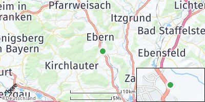 Google Map of Rentweinsdorf