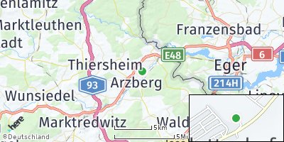 Google Map of Arzberg