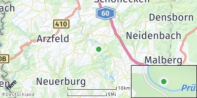 Google Map of Mauel bei Waxweiler