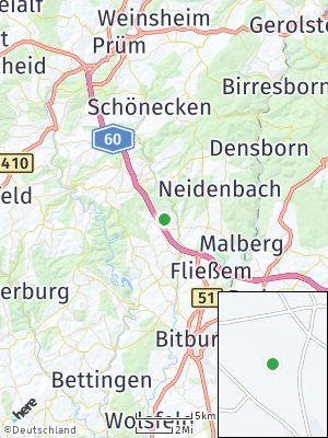 Here Map of Schleid bei Bitburg