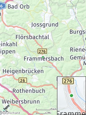 Here Map of Frammersbach