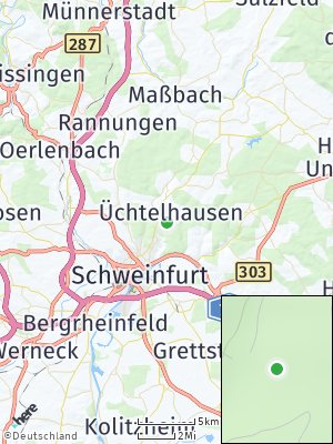 Here Map of Üchtelhausen