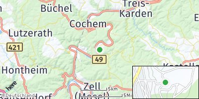 Google Map of Mesenich bei Cochem