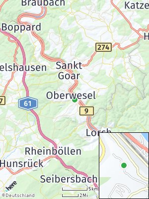 Here Map of Oberwesel