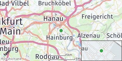 Google Map of Großauheim