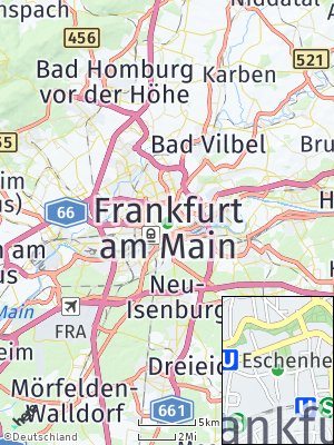 Here Map of Stadt Frankfurt am Main