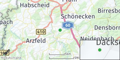 Google Map of Dackscheid bei Waxweiler