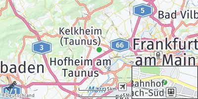 Google Map of Liederbach am Taunus