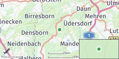 Google Map of Weidenbach bei Gerolstein