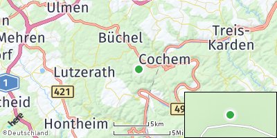 Google Map of Dohr bei Cochem