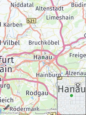 Here Map of Hanau