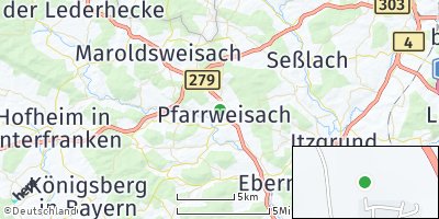 Google Map of Pfarrweisach