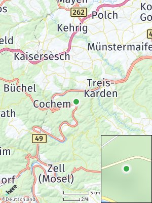 Here Map of Ernst bei Cochem
