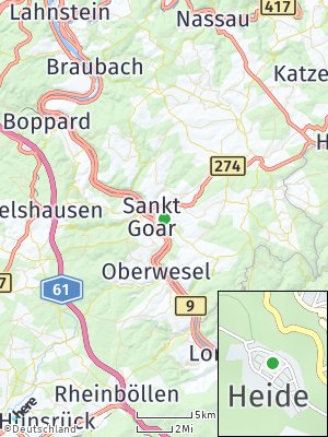 Here Map of Sankt Goarshausen