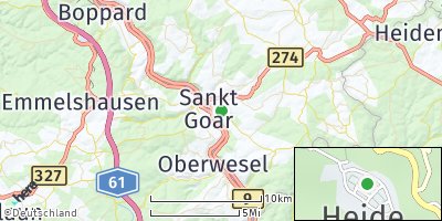 Google Map of Sankt Goarshausen