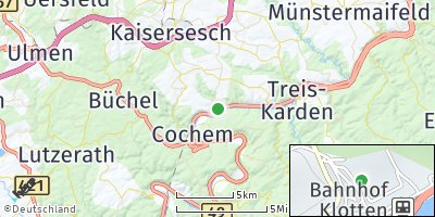 Google Map of Klotten