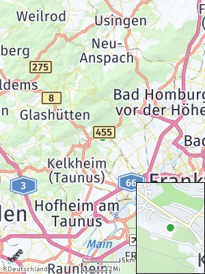 Here Map of Kronberg im Taunus