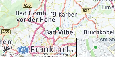 Google Map of Massenheim bei Bad Vilbel