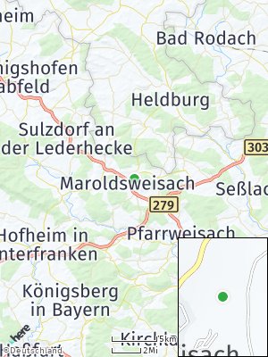 Here Map of Maroldsweisach
