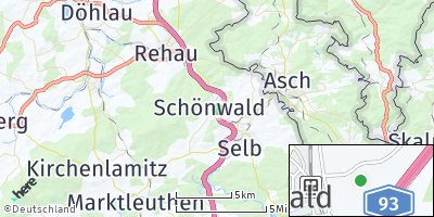 Google Map of Schönwald