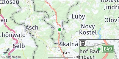 Google Map of Bad Brambach