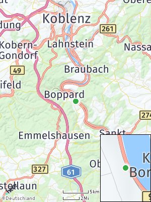 Here Map of Kamp-Bornhofen