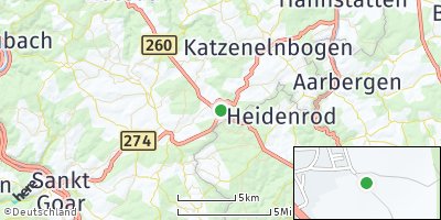 Google Map of Holzhausen an der Haide