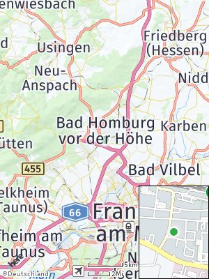 Here Map of Bad Homburg vor der Höhe