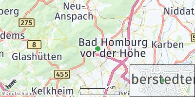 Google Map of Oberstedten