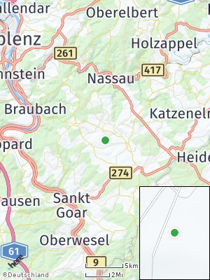 Here Map of Ehr bei Nastätten