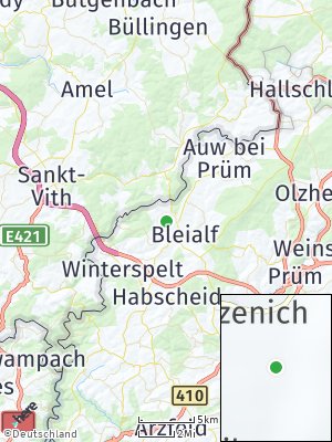 Here Map of Mützenich bei Prüm