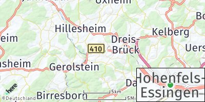 Google Map of Hohenfels-Essingen