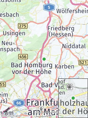 Here Map of Burgholzhausen vor der Höhe