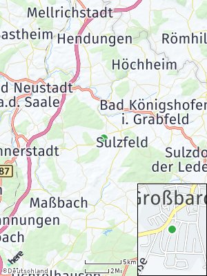 Here Map of Großbardorf