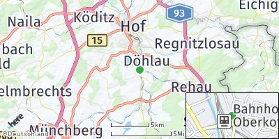 Google Map of Oberkotzau