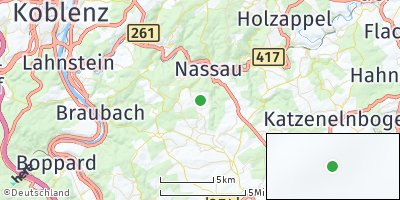 Google Map of Oberwies bei Nassau