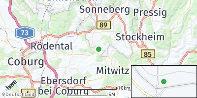 Google Map of Fürth am Berg