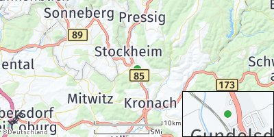 Google Map of Gundelsdorf