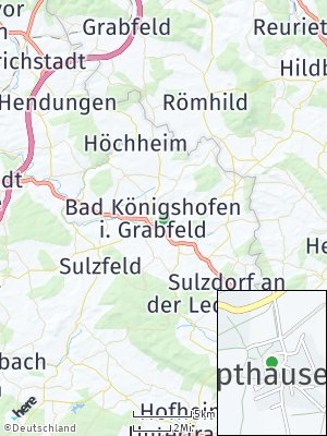 Here Map of Bad Königshofen