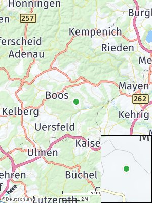 Here Map of Ditscheid bei Mayen