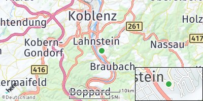 Google Map of Lahnstein auf der Höhe