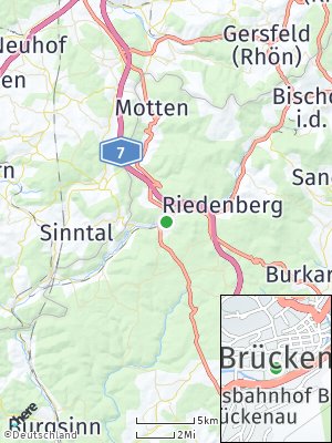 Here Map of Bad Brückenau
