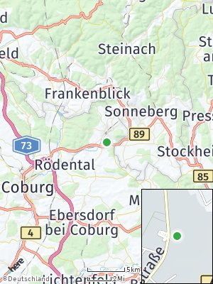 Here Map of Neustadt bei Coburg