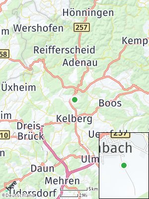 Here Map of Müllenbach bei Adenau