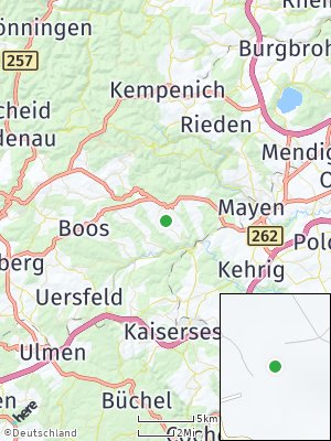 Here Map of Weiler bei Mayen