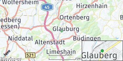Google Map of Glauburg